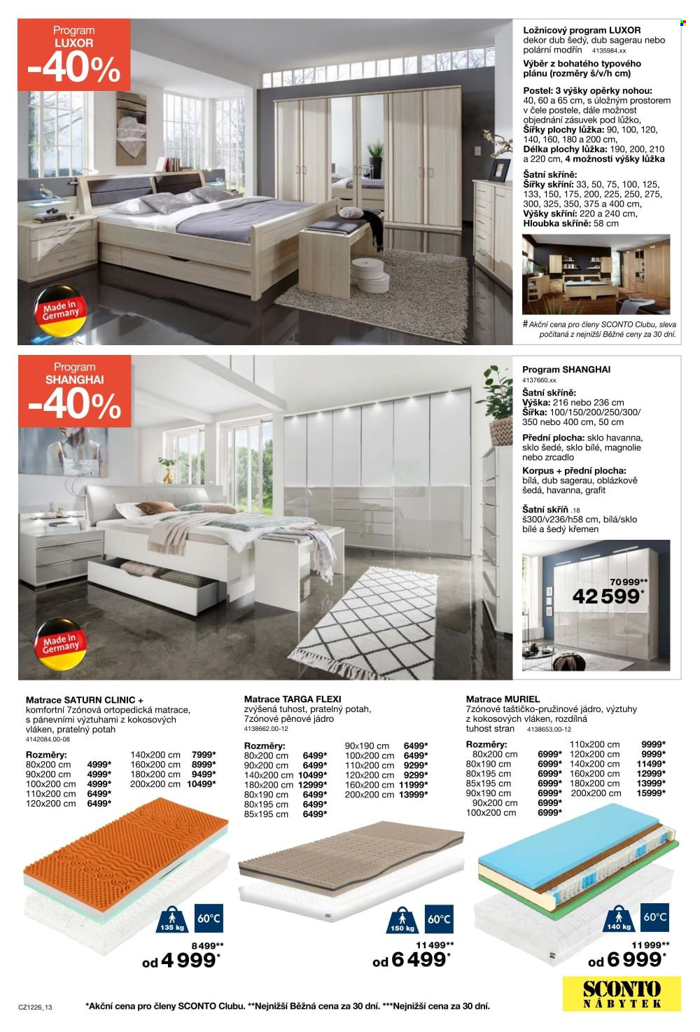 Leták SCONTO NÁBYTEK - 23.9.2026 - 13.10.2026. Strana 13