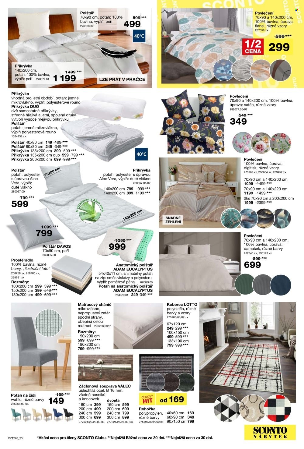 Leták SCONTO NÁBYTEK - 23.9.2026 - 13.10.2026. Strana 23