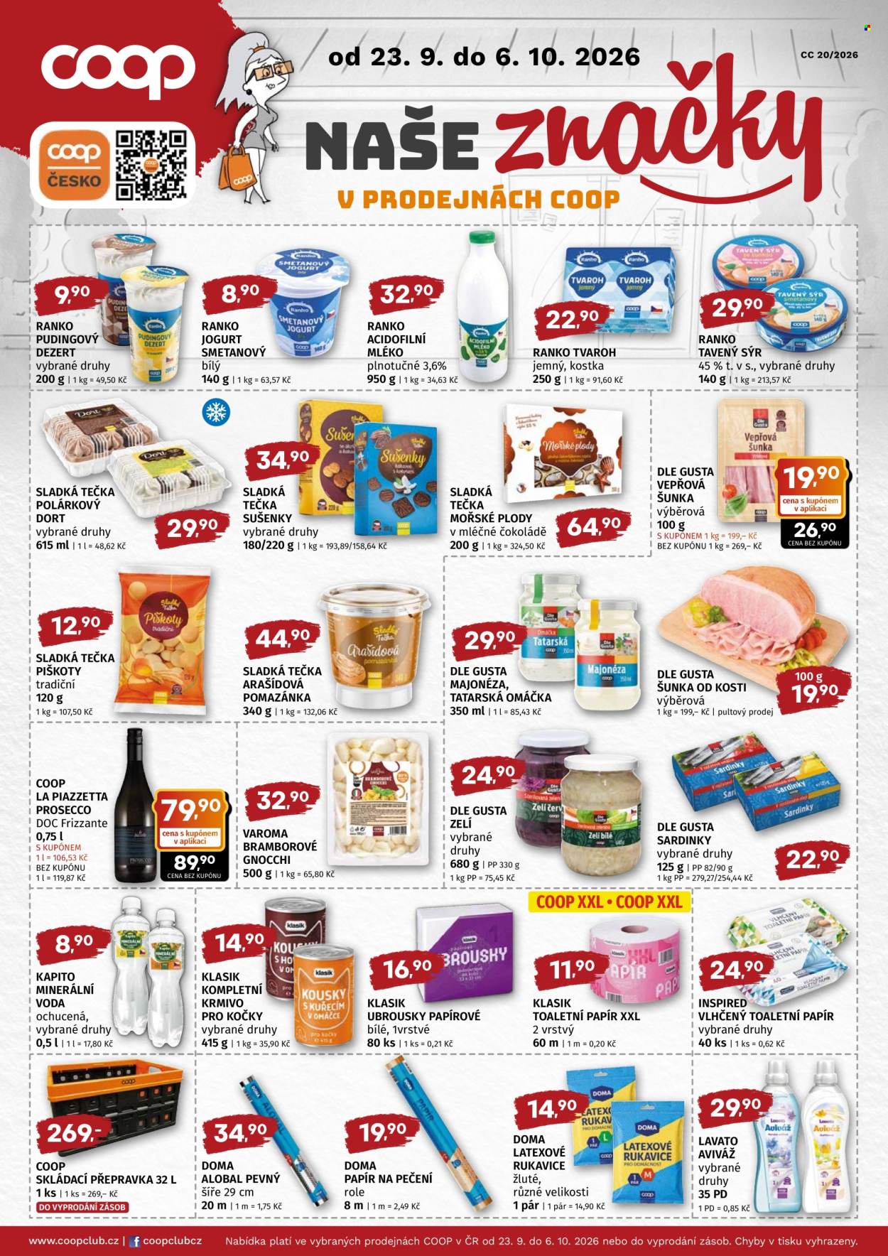 Leták coop JEDNOTA - 23.9.2026 - 6.10.2026. Strana 2