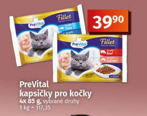 PREVITAL Kapsičky pro kočky