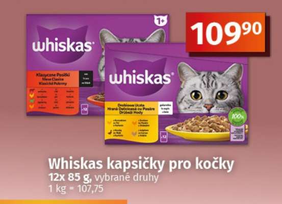Whiskas kapsičky pro kočky