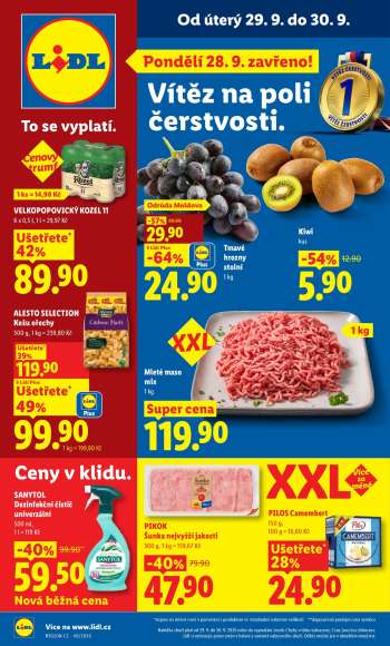Leták Lidl - 29.9.2026 - 30.9.2026.