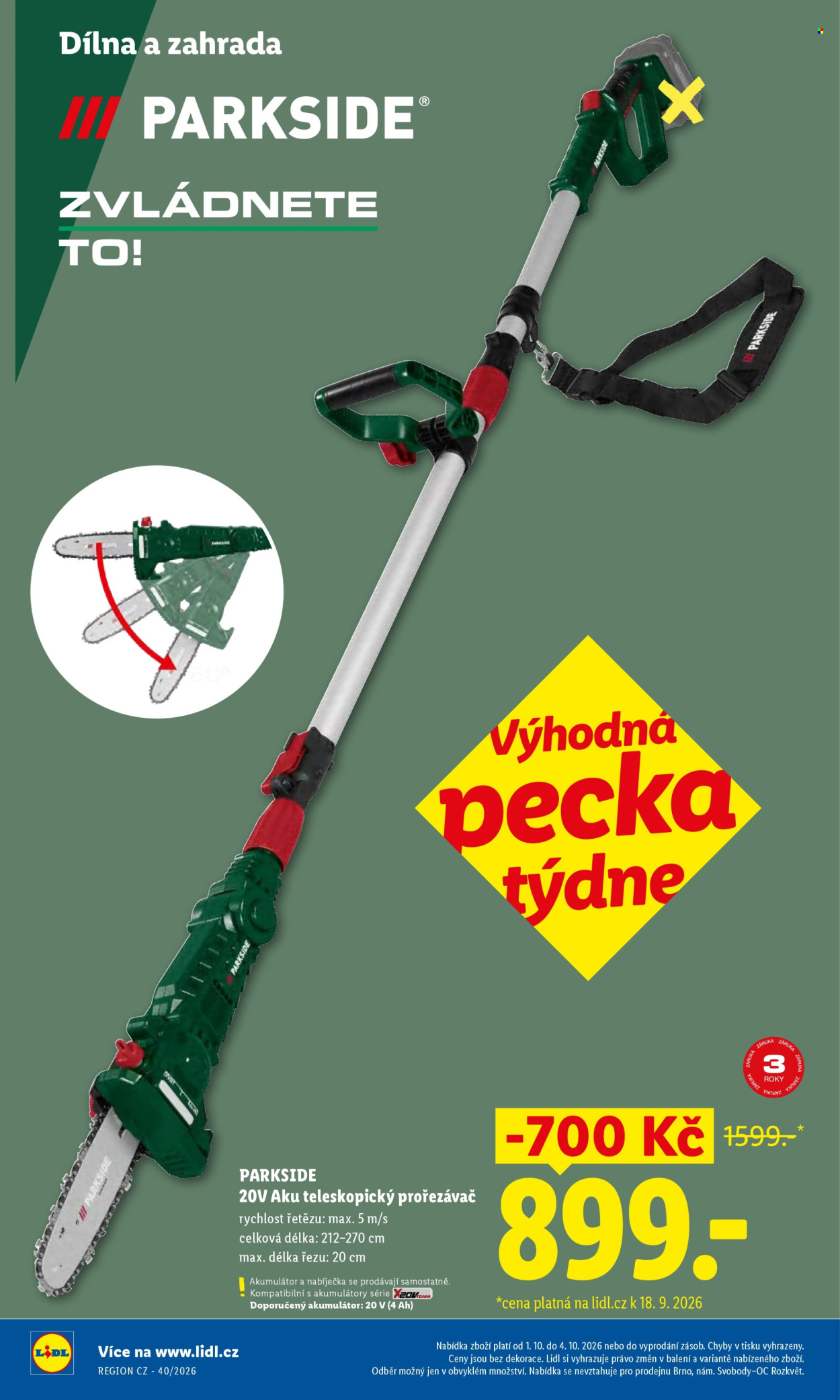 Leták Lidl - 1.10.2026 - 4.10.2026. Strana 10
