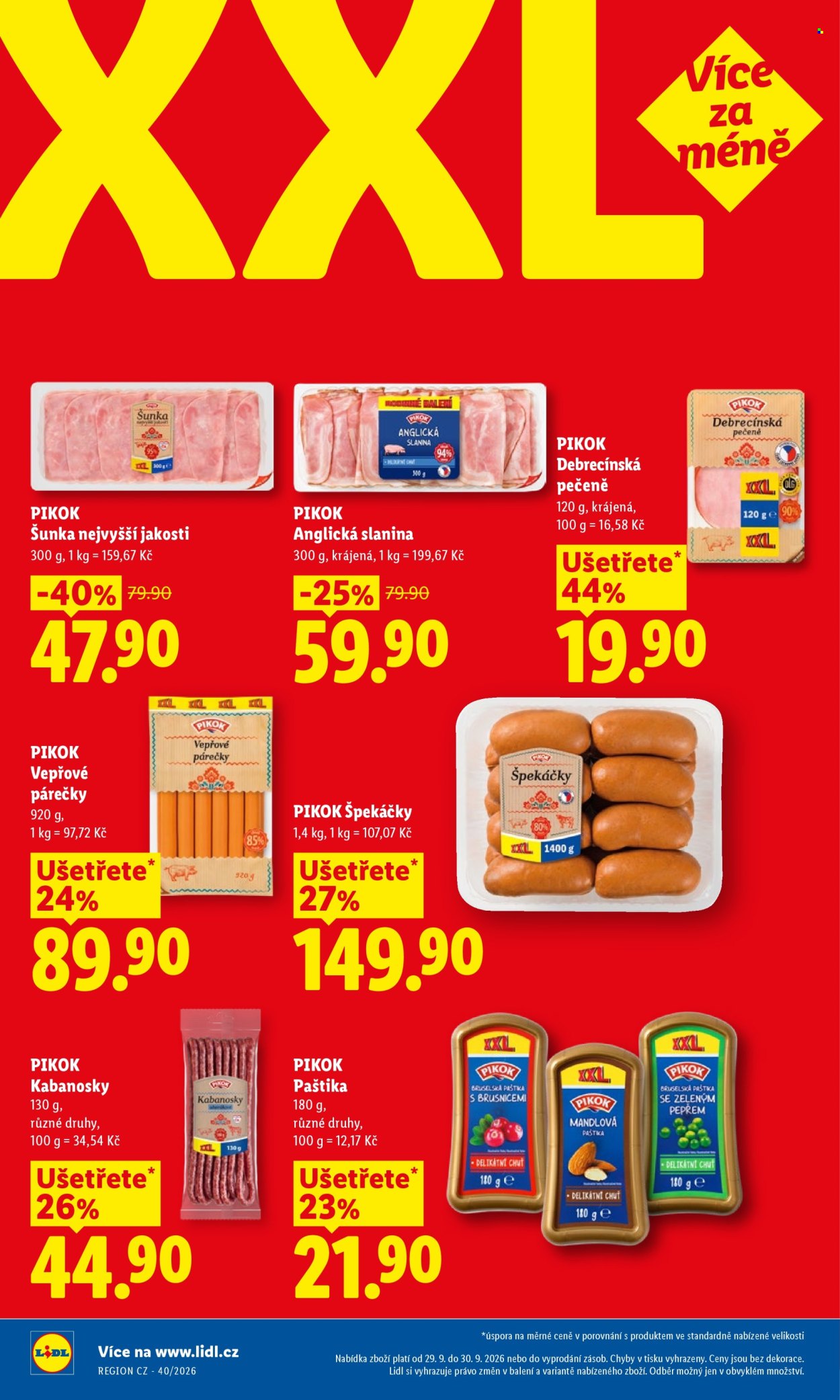 Leták Lidl - 29.9.2026 - 30.9.2026. Strana 20