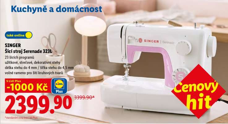 SINGER Šicí stroj Serenade 323L