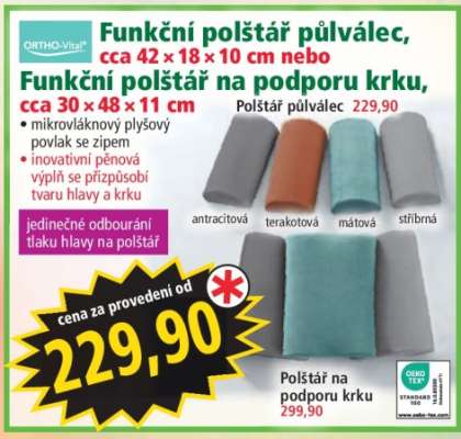 Polštář půlválec