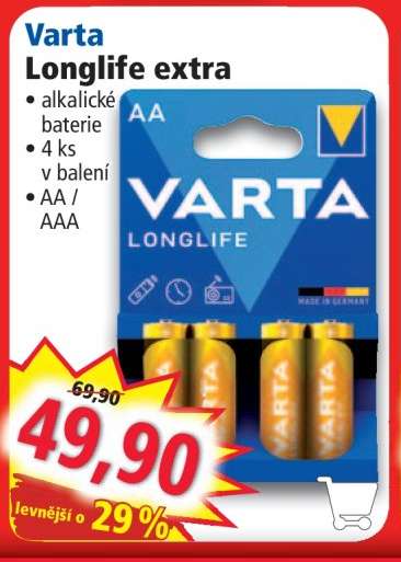Varta Longlife extra