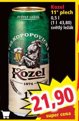 Kozel 11° plech