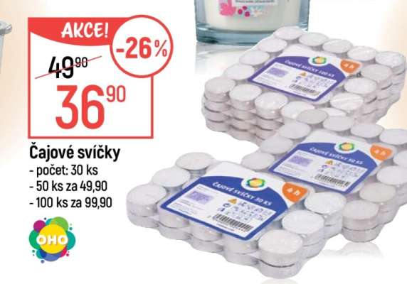 Čajové svíčky