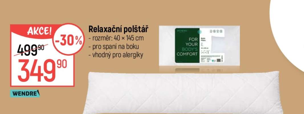 Relaxační polštář