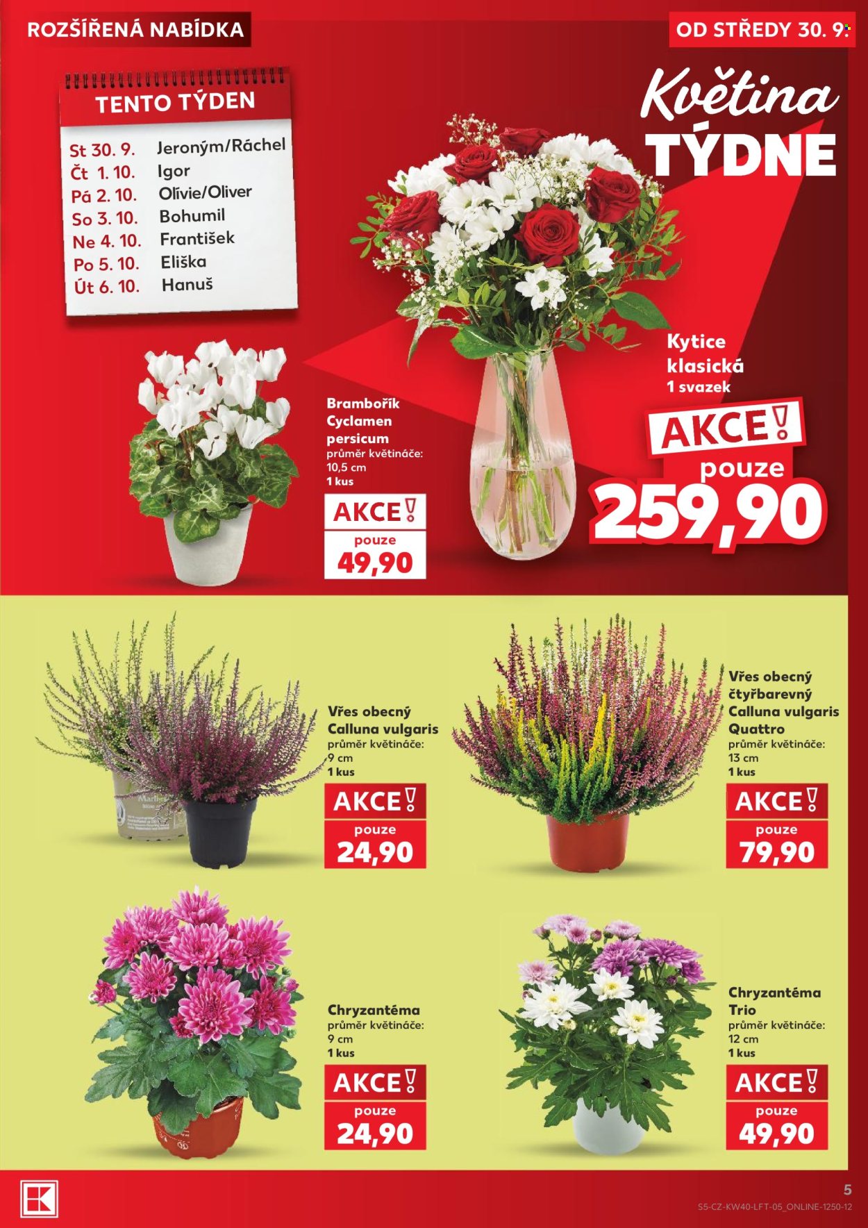 Leták Kaufland - 30.9.2026 - 6.10.2026. Strana 5