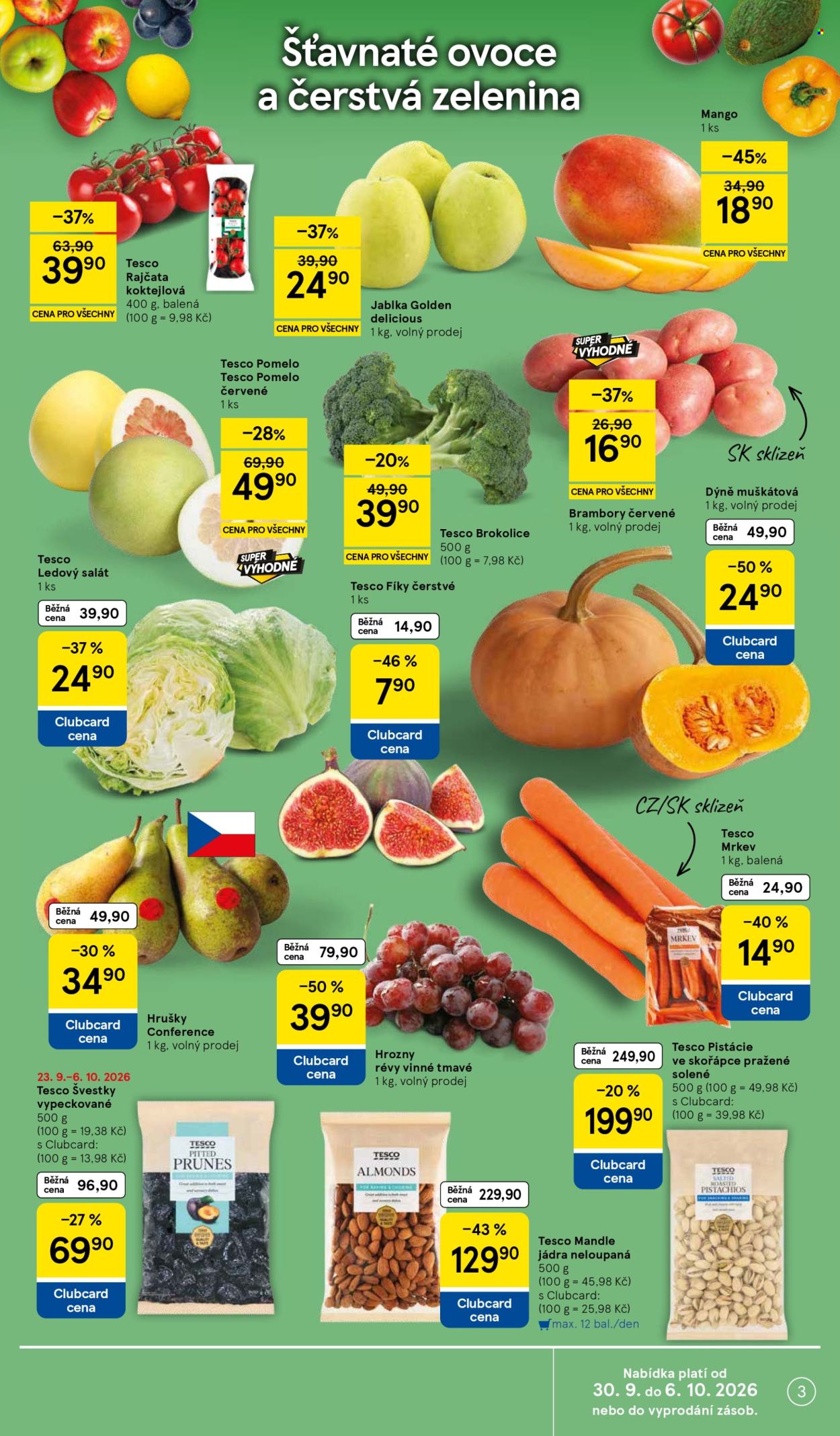 Leták TESCO - 30.9.2026 - 6.10.2026. Strana 3