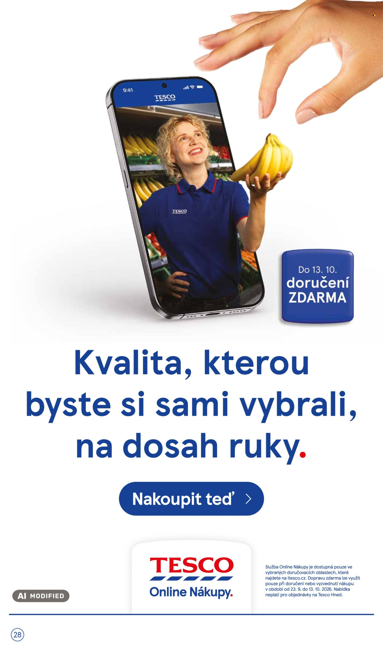 Leták TESCO - 30.9.2026 - 6.10.2026. Strana 28