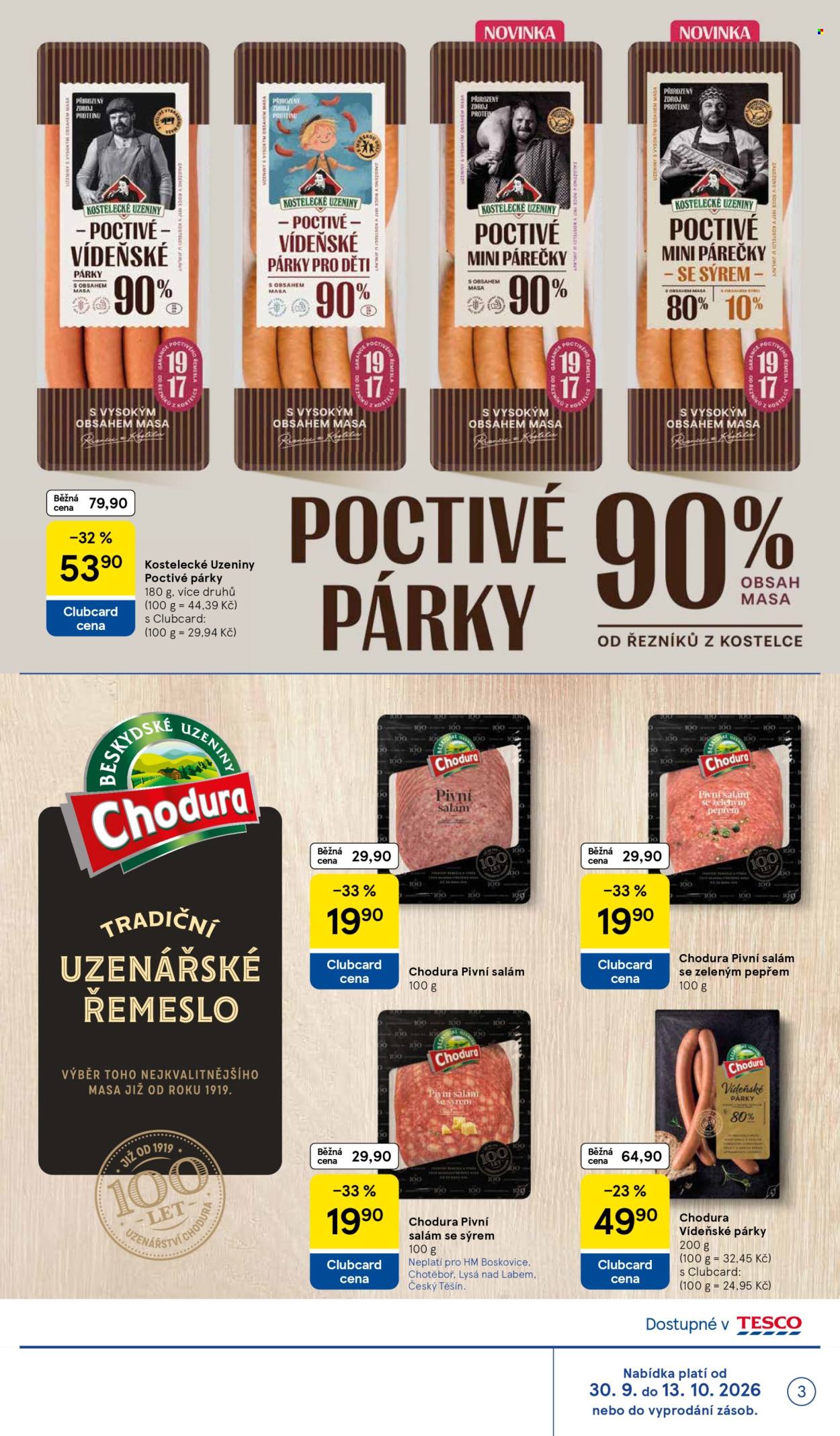 Leták TESCO hypermarket - 30.9.2026 - 27.10.2026. Strana 3