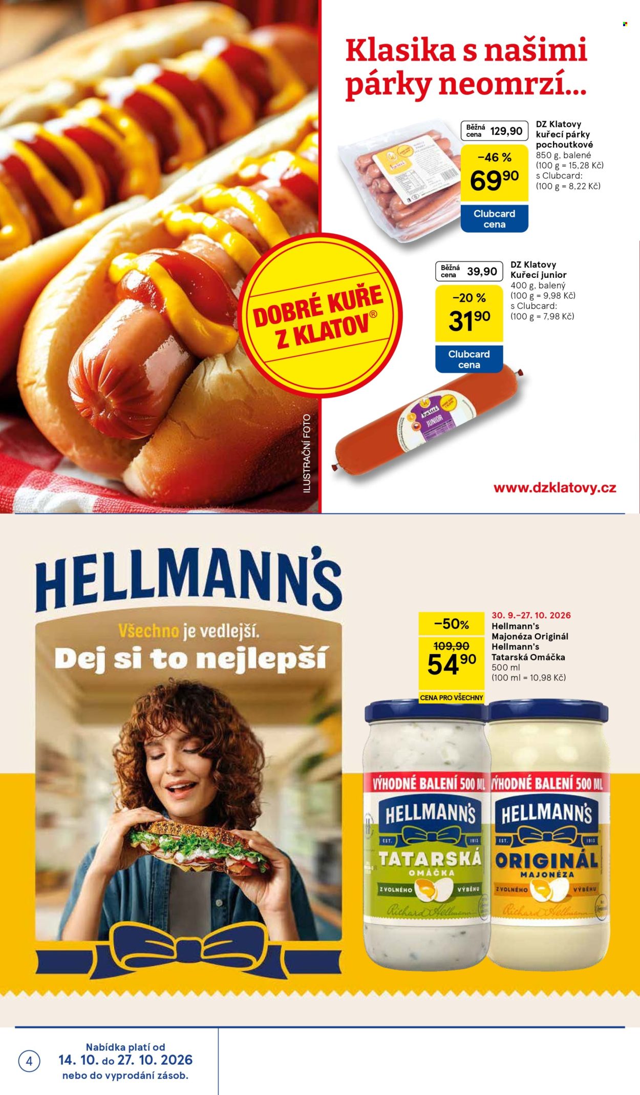 Leták TESCO hypermarket - 30.9.2026 - 27.10.2026. Strana 4