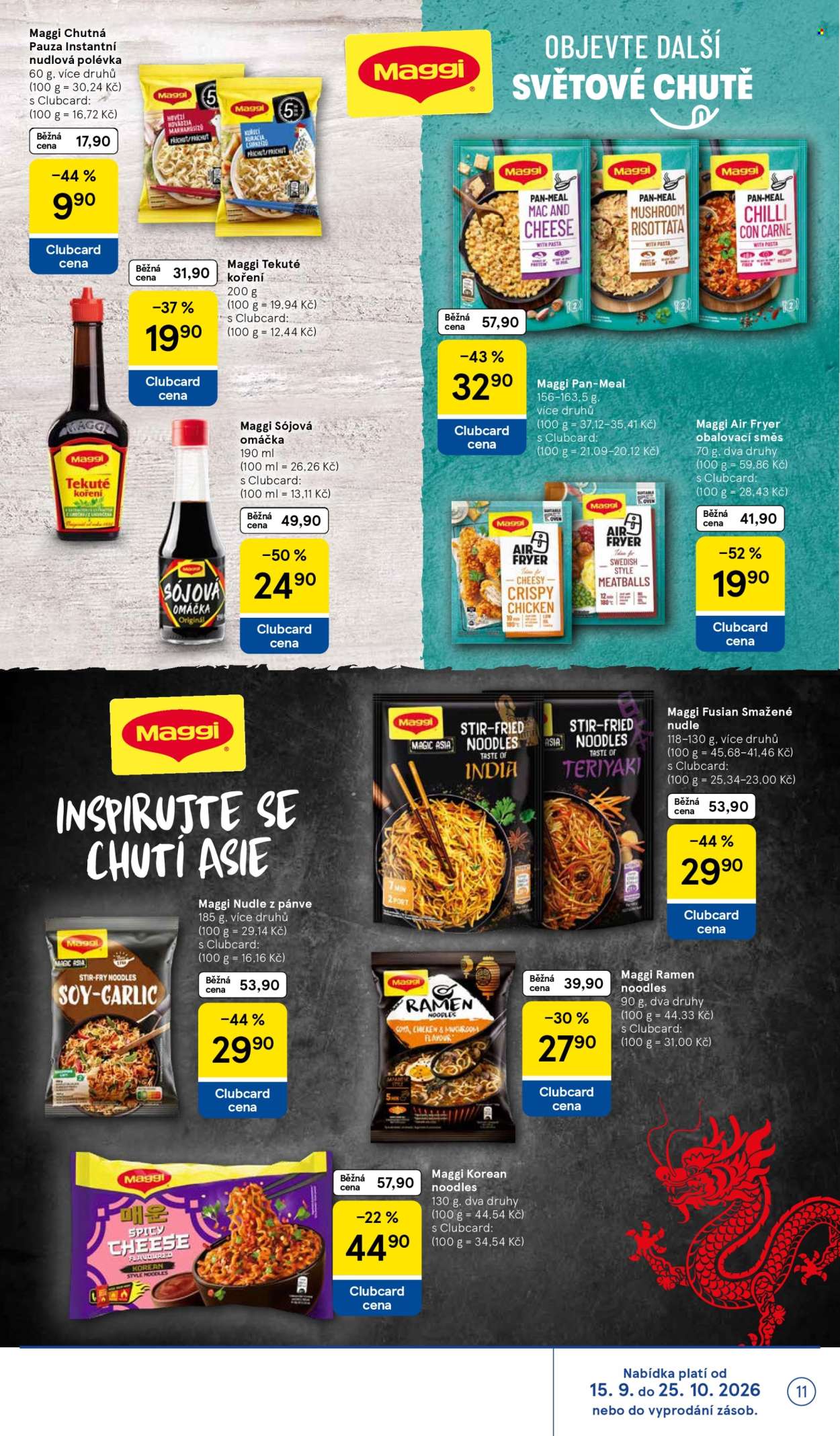 Leták TESCO hypermarket - 30.9.2026 - 27.10.2026. Strana 11