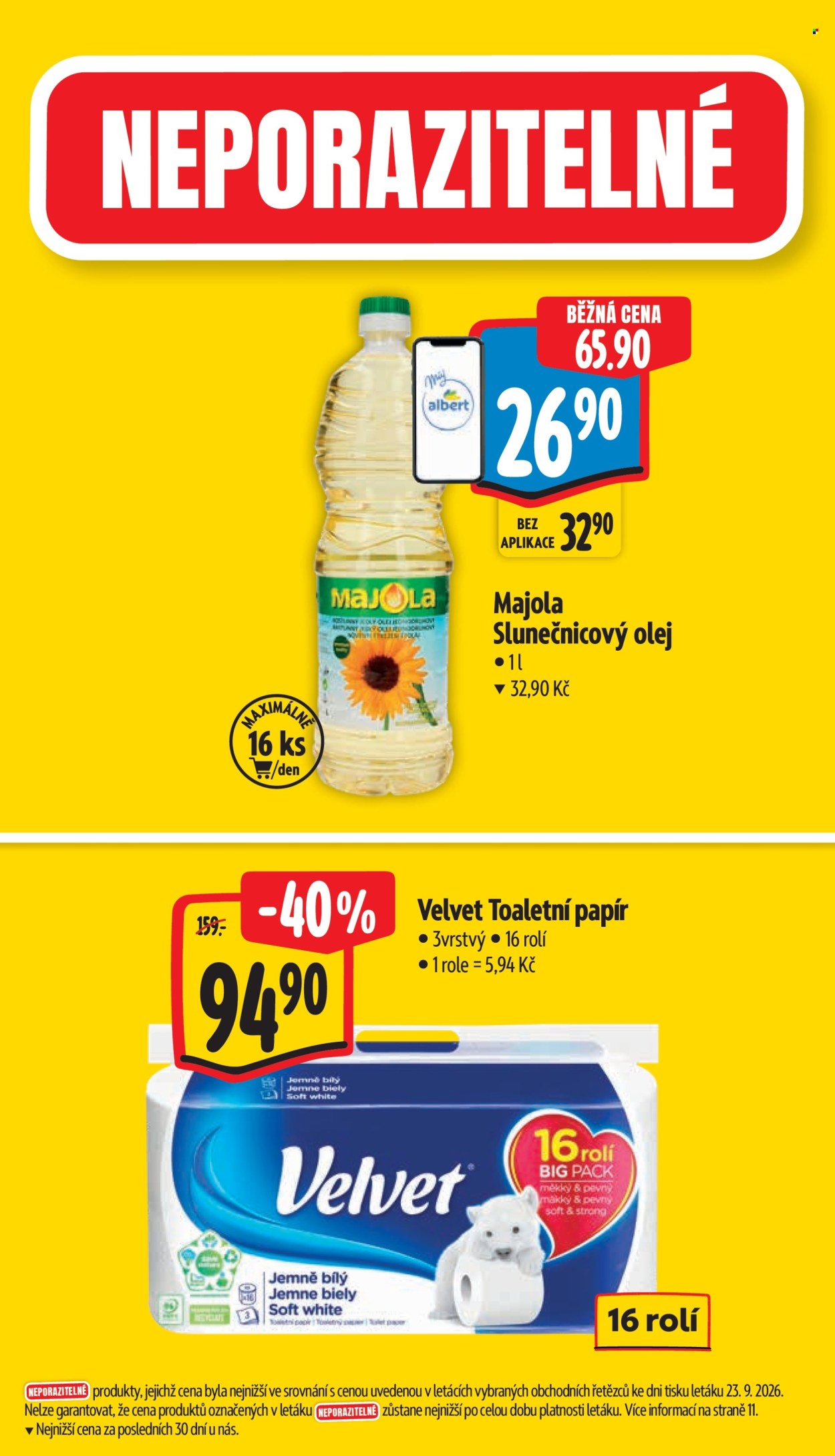 Leták Albert Hypermarket - 30.9.2026 - 6.10.2026. Strana 4