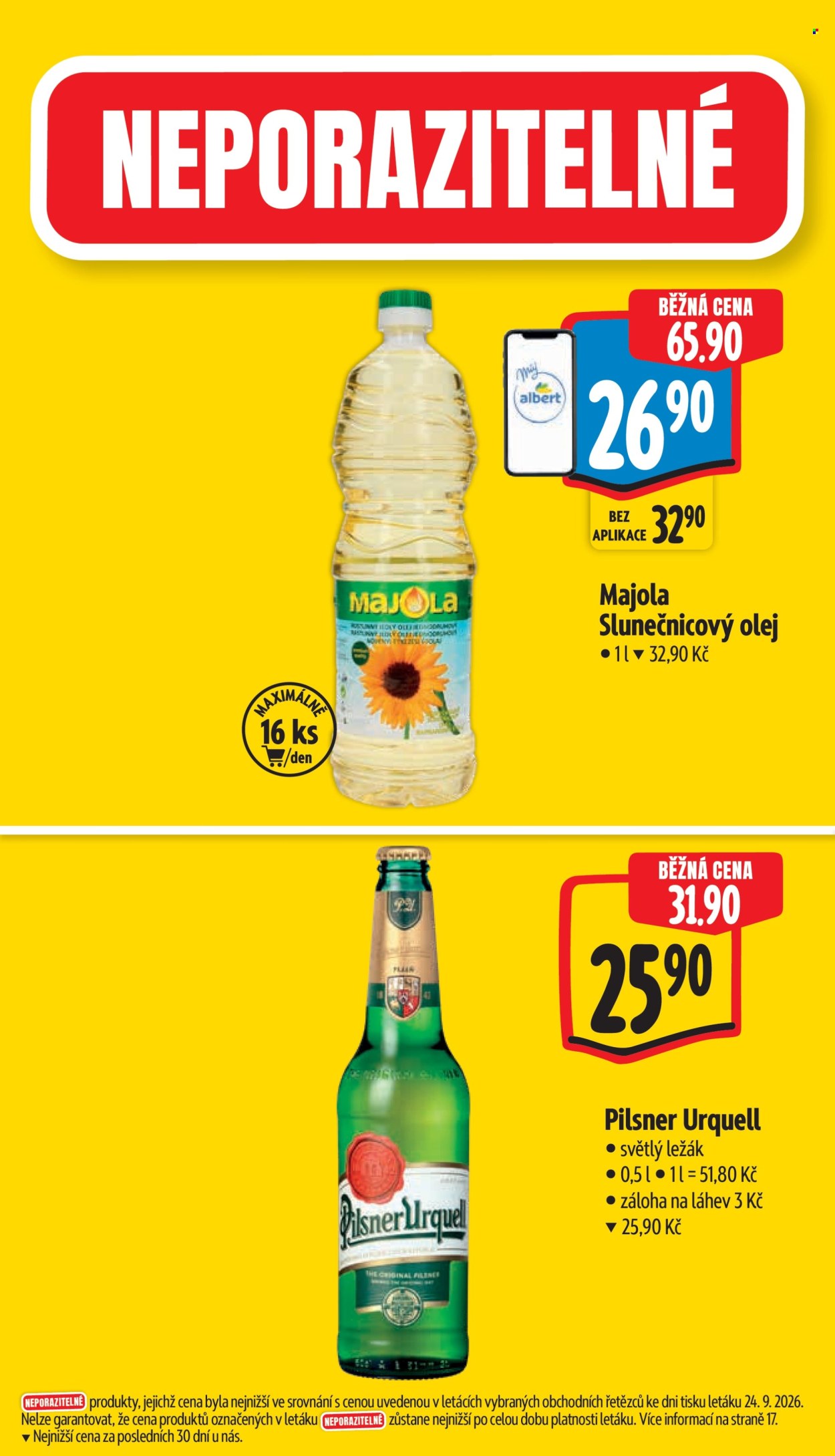 Leták Albert Supermarket - 30.9.2026 - 6.10.2026. Strana 4