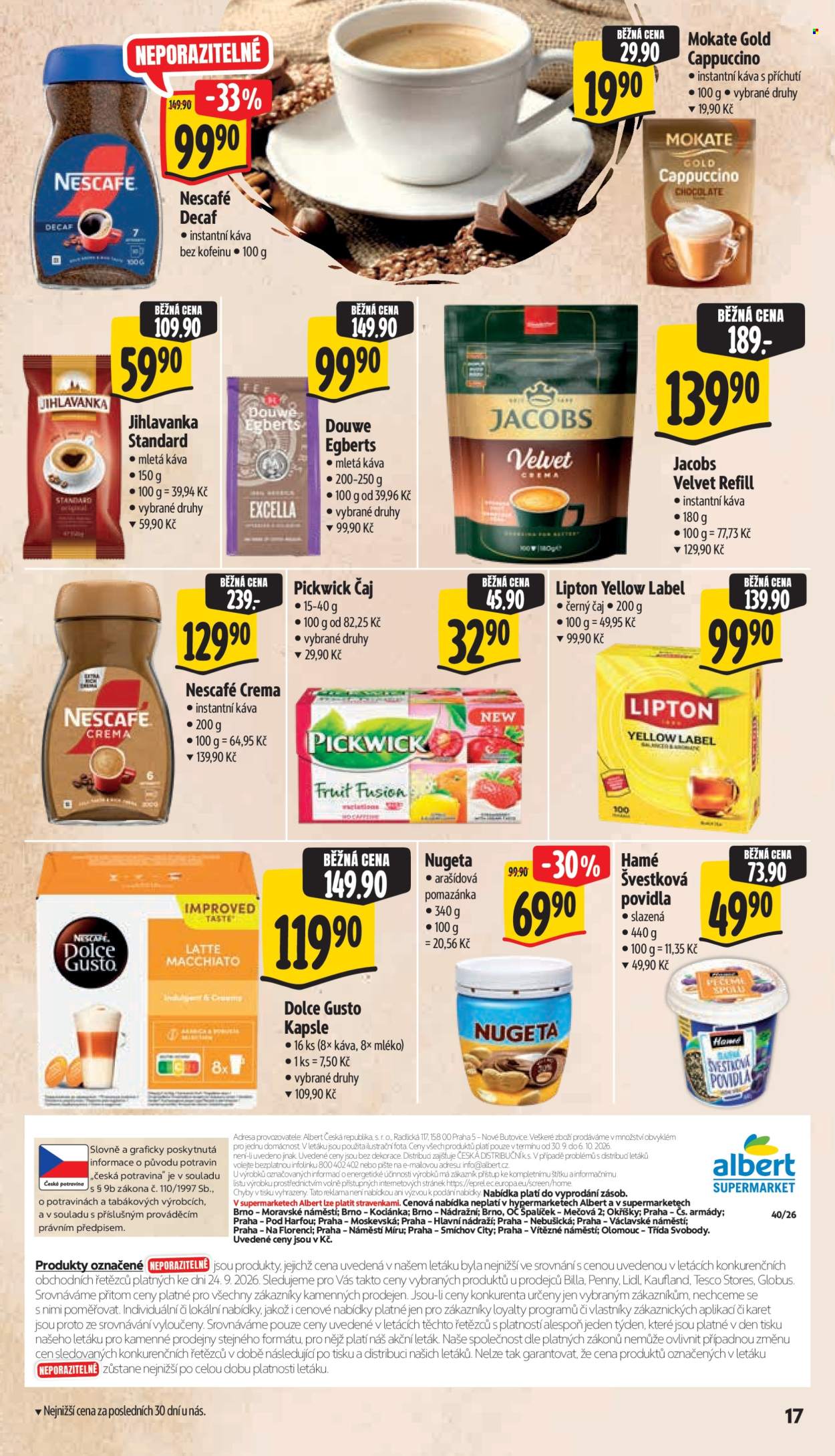 Leták Albert Supermarket - 30.9.2026 - 6.10.2026. Strana 27