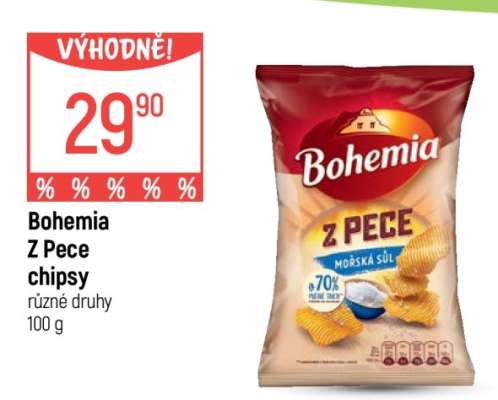 Bohemia Z Pece chipsy