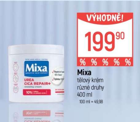 Mixa tělový krém