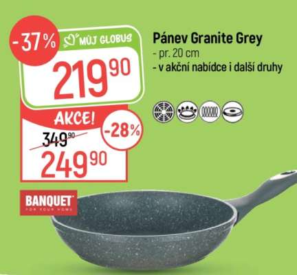 Pánev Granite Grey