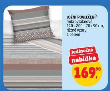 LOŽNÍ POVLEČENÍ*