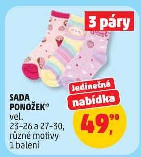 Sada ponožek