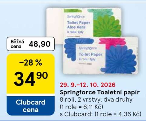 Springforce Toaletní papír