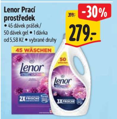 Lenor prací prostředek