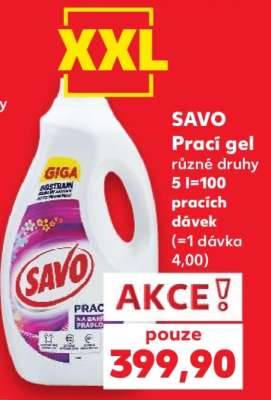 Savo Prací gel