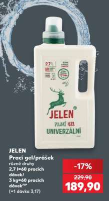 JELEN Prací gel/prášek