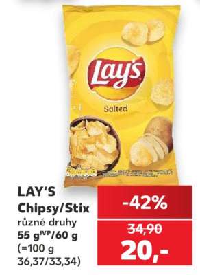 LAY‘S Chipsy/ Stix