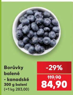 Borůvky balené - kanadské