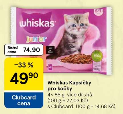 Whiskas kapsičky pro kočky