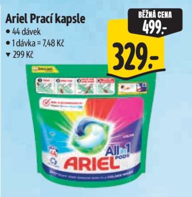 Ariel prací kapsle