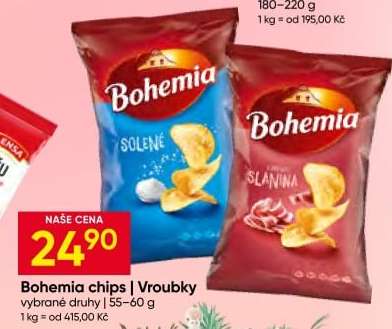 Bohemia CHIPS VROUBKY*