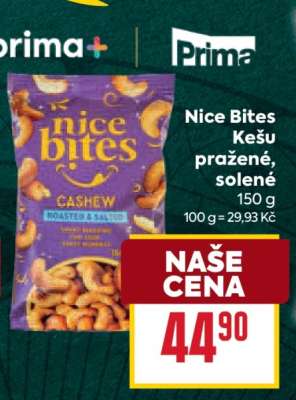 Nice Bites Kešu pražené solené