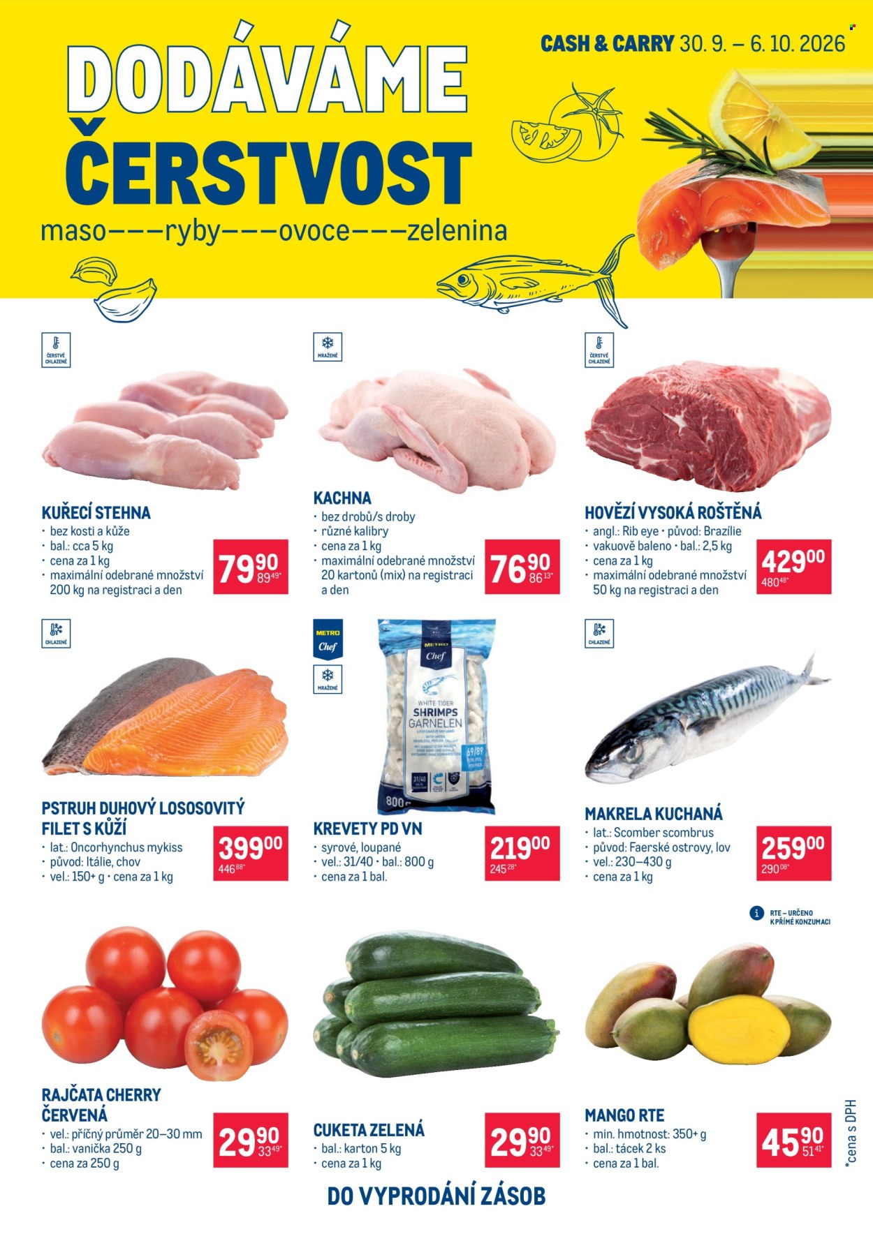 Leták MAKRO - 30.9.2026 - 6.10.2026. Strana 1