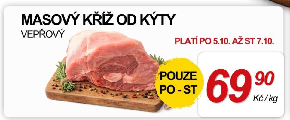 Masový kříž od kýty