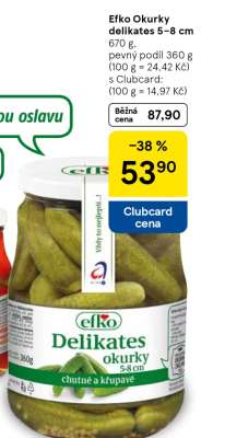 Efko Okurky delikates 5–8 cm