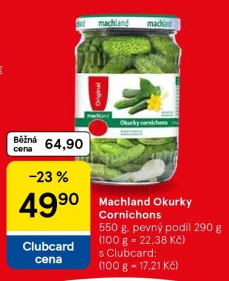 Machland Okurky Cornichons