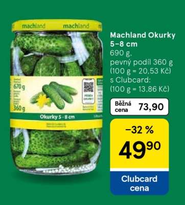 Machland Okurky 5−8 cm