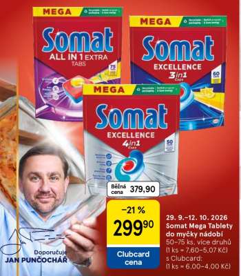 Somat Mega Tablety do myčky nádobí
