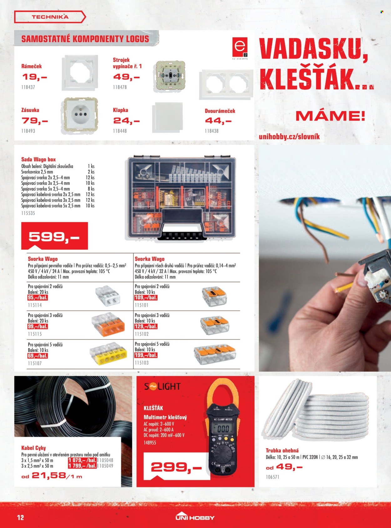 Leták UNI HOBBY - 1.10.2026 - 25.10.2026. Strana 12