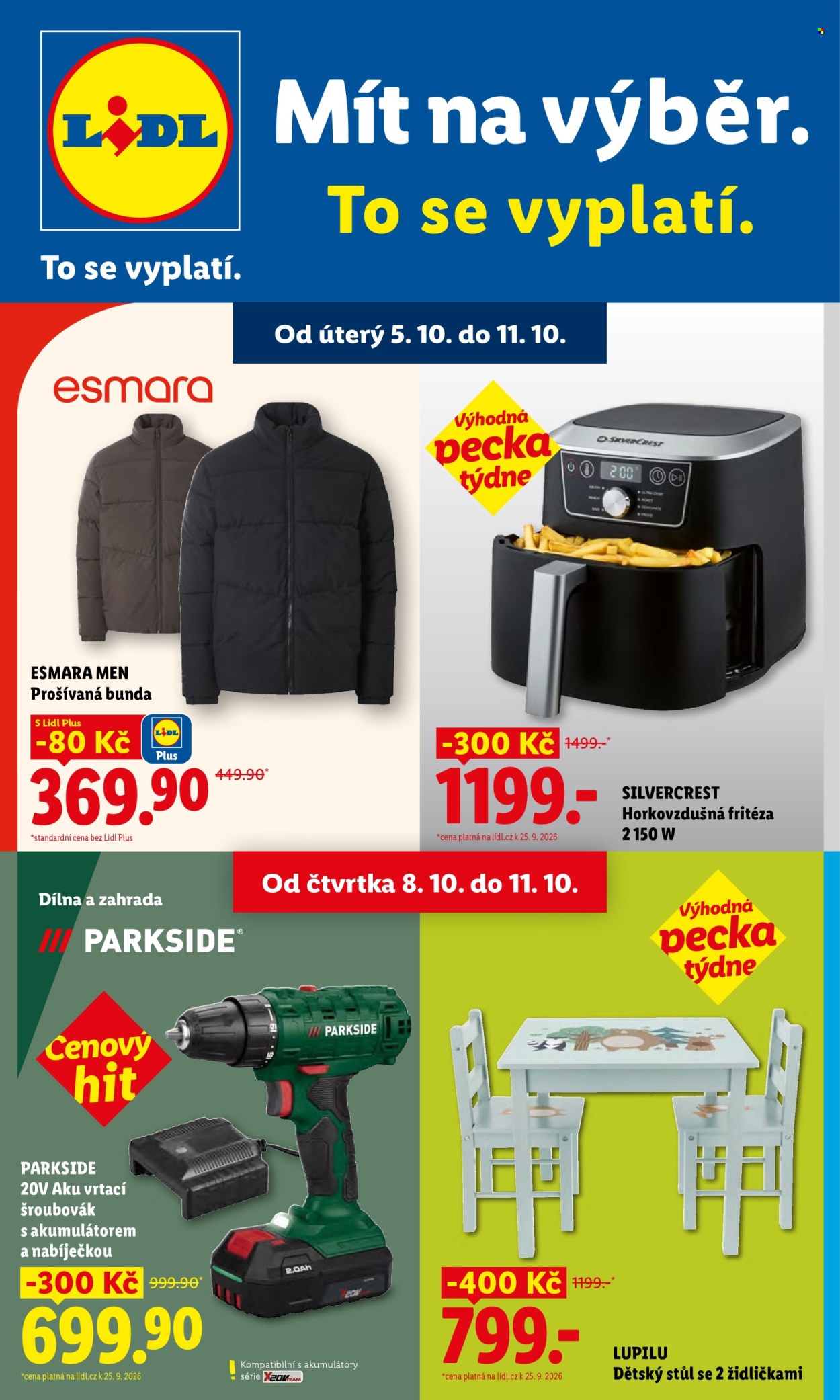 Leták Lidl - 5.10.2026 - 11.10.2026. Strana 1