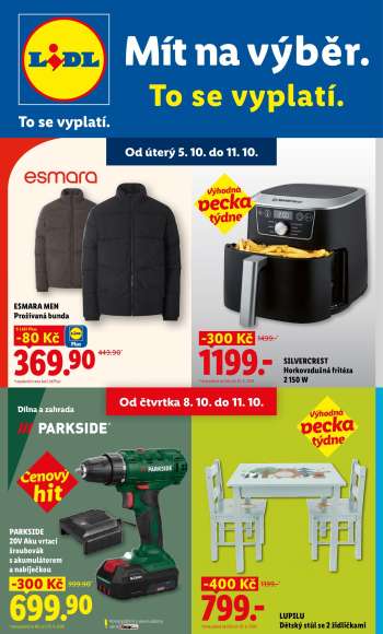 Leták Lidl - 5.10.2026 - 11.10.2026.