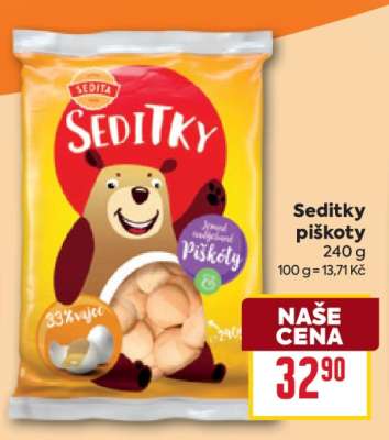 Seditky piškoty
