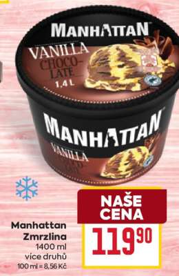 MANHATTAN Zmrzlina