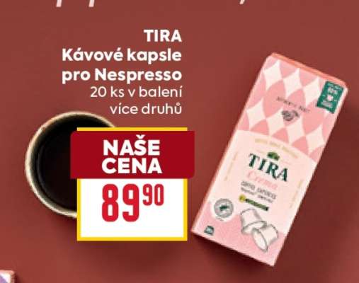 TIRA Kávové kapsle pro Nespresso